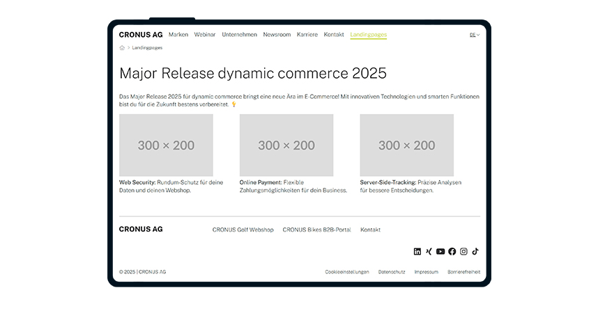 dynamic conte t im neuen Release 2025
