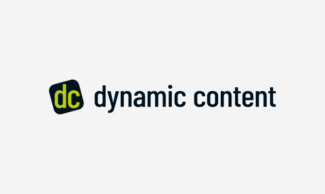 Logo dynamic content