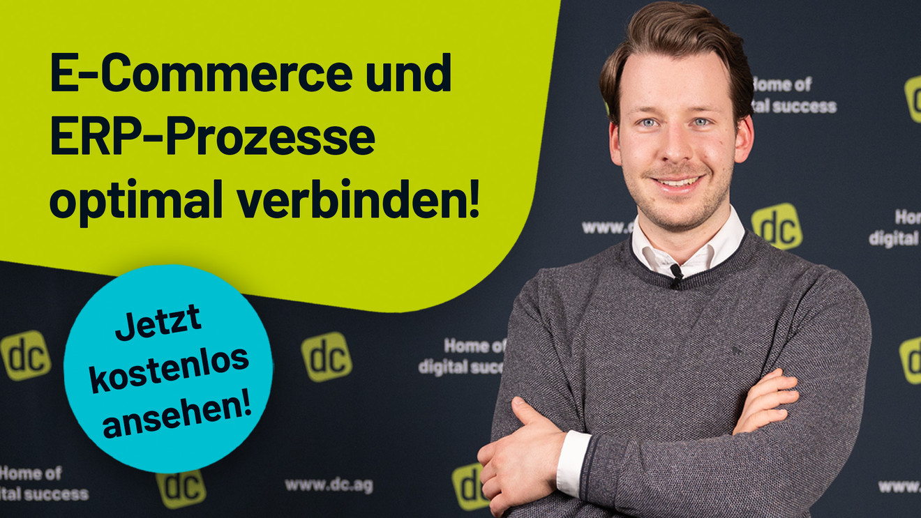 Kostenloses Webinar: E-Commerce und ERP-Prozesse optimal verbinden